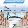 YANYCN 4 PACK 240W UFO LED High Bay Light armatuur voor commerciële winkel Bay Lighting - 40000lm, 5000k daglicht, 1050W MH Equivalent