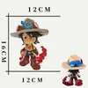 Action Toy Figuren Ein Stück Anime -Figuren Ace Actionfigur Standing Version PVC Statuen Sammler Modell Dekoration niedliche Spielzeuge Geburtstagsgeschenke für Boy T240506