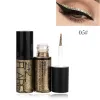 Eyeliner Professional New Shiny Eye Liners Cosmetics for Women Pigment Silver Rose Gold Color Liquid Glitter Eyeliner Makeup pas cher beauté