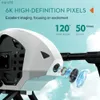 Drones KS66 RC Drone 2.4G WiFi FPV met 4K/6K High-Definition Camera 15 minuten Vliegtijd Borstelloze RC Drone Aluminium Legering Vier helikopter RTF Aircraft WX