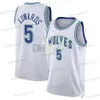 Karl-Anthony Towns 5 Anthony Edwards Basketball Jersey Rudy Gobert Kevin Garnett Minnesotas Timberwolve 2023 2024 City Jaden McDaniels Kyle Anderson Naz Reid