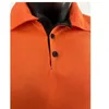 Polos masculinos 2024 Polo de mangas curtas de cor curta casual para comércio exterior