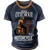 T-shirts pour hommes respirants de fitness sportif à manches courtes à manches courtes sous-vêtements Top Cool Retro Motorcycle Element imprimé J240506