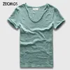 Zecmos Brand Männer T -Shirt Plain Hip Hop Fashion Casual xxxl v Hals T -Shirt Swag für kurze Ärmeln Mann Top Tees 240420