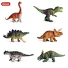 Outros brinquedos oenux mini jarássico estegosaurus saichania sólida dinossauro mundial model animal modelo caráter childrens brinyl240502