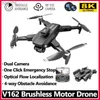 Drones 8K HD Mini V162 Drone Double Caméra Évitement des obstacles pour la photographie aérienne Quatre hélicoptères 50x Zoom de voyage extérieur WX