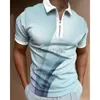 Männer Plus -T -Shirts Polos 2024 Neues Lteschruhe 3D Digital Outdoor Freizeit -Polo -Hemd Kurzärmeled Top T -Shirts Tops