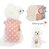 Hondenkleding Leuke huisdier Love Undershirt kleding voor kleine warme teddy zachte pyjama bichon jumper kledingvest H240506