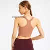 Дизайнер LL Tops Sexy Women Yoga Sport Learkwear Leats Sports Bra Traby Trabout Running Push-Up Athletic Shock Pression