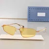 Designer 2024 Trendy Marke Sonnenbrille G0537s Frauen Sonnenbrille mit hochwertigem Metallrahmen GDZ6