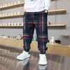 Shorts 2024 Fashion Boys Pure Cotton Flat Pants Spring and Autumn Preschool Leisure Childrens Loose Trousers Youth Clothing Sports Pantsl2403
