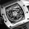 Нарученные часы мужские роскошные часы -часы Mechanical Watch Series RM030 Автоматические машины мужской титановый материал высокого качества диаметром 42 мм.