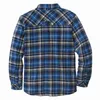 Erkekler Plus Boyutu Dış Giyim Erkek Sonbahar ve Kış Yeni Klasik Ekose Gömlek Uzun Kollu Gevşek Peluş Ceket Sy0092