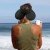 Brede rand hoeden zomer hoed stijlvolle opvouwbare zonbescherming met strikdecor voor vrouwen tuinieren visreizen dames