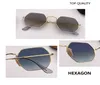 2020 Modèles de lunettes de soleil Hexagon 2020 Modèle 3555 pour les femmes Homme avec du vrai verre UV400 Lenses de verres de soleil mâles Femmes Culos de So5970654