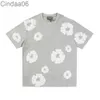 2024 Yaz Marka Erkekler Tshirt Köpük Tam Baskı T-Shirt Tasarımcı Tops High Street gevşek yuvarlak boyun kısa kollu tişört
