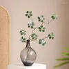 Dekoratif Çiçekler Simüle Çiçek Karışık Dallar Askılı Çan Sarhoş Ahşap Oturma Odası Zemin Tavan Dekorasyon Ormanı Bitkileri