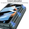 Chargers Boîtier d'armure étalante pour Samsung Galaxy Z Fold 3 Cold 4 2 Hinge Case 360 ​​Protecteur en plein écran Couvercle en verre trempé W22 Coque