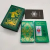Jeux New Rider Deck Gold Foil Tarot Cartes mystérieuses jeu de société Game de société Oracle Divination avec une boîte cadeau exquise