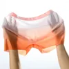 Underpants Slim Fit Männer Unterwäsche nahtlos mittelgroße Gegrader-Farb-Eis-Seiden-Männer mit U-Convex-Design hoch für den Komfort