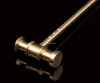 Hammer hochwertiger Messing L160mm Massivhammer DIY für manuelle Hammeruhr Reparatur Hammer Leder Hammer Handwerkzeuge Teile Teile