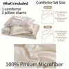Däcke Cover 3st 100% Microfiber Set (1*CompLefer + 2*Kudde, utan kärna), Bohemian Tassel Solid Color Bedding Set, mjuk bekväm och hudvänlig tröstare för