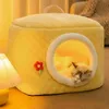 Łóżka kota meble Nowy zimowy dom pet pies miękki gniazdo hodowla przytulna spać ciepłe jaskini kot pies kotek koty łóżko dla małych średnich psów koty