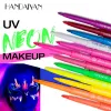 Eyeliner 12pcs / boîte UV UV Eyeliner étanche Eyeliner Gel Set Face Peinture stylo néon maquillage Halloween Pigment Eye Liner Fluorescence dans Dark