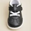 Sneakers Childrens Extérieur Léger et confortable Black Blanc Anti Slip Low Top Circular Sports Chaussures Daily Ek9S51 H240506