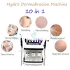 Portable Hydra Aqua Peel Machine 10 in 1 Hydro Dermabrasion RF Skin Tightening Black Head Removal Facial Lifting