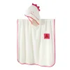 Sets Sets Hooded Towel Soft Coral Fleece Bath Poncho Bathrobe For Babies Swim Beach Accs Gordijn