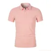 Polos pour hommes Polo Polo Business Business Breatchable T-shirt à manches courtes à manches courtes S-3xl