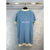 Robe de femme concepteur classique robe tricotée à la mode G Lettre imprimée Modèle été à manches courtes à manches de haute qualité Vêtements pour femmes 5416
