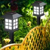 Décorations LED Solar Pathway Lights Lampe Lampe extérieure Décoration de lampe solaire extérieure pour jardin / cour / paysage / patio / allée de la passerelle