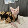 Kleidung Winterpullover für Sphynx Katze Kleidung Mode Weich warm Kleidung Kleidung Komfort verdickte haarlose Katzenkätzchen -Outfits Kleidung