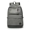 Backpack DIDA BEAR 2024 Women Men Canvas Backpacks Large School Bags For Teenager Boys Girls Travel Laptop Backbag Mochila Rucksack Grey