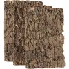 Dekorationer 3 datorer Cork Bark Reptiles Faux Indoor Tree Reptil Tank Bakgrund Cork Terrarium Bakgrund Glasbehållare