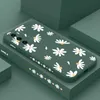 Cas de téléphones portables Étui de téléphone Daisies pour Huawei P40 P50 P30 P20 Pro Lite Nova 5T Y7a Mate 40 30 20 Pro Lite Liquid Silicone Cover