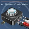 Wireless Bluetooth 5.0 Ljudmottagare Dual Channel Interface för biltelefonanslutning till gammal högtalare