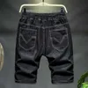 Heren shorts Heren Denim shorts Summer Hot Plus Mize 10xl 7xl Casual losse elastische denim High Tailed Short Jeans Mens oversized denim Jacketl2405