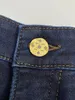 Spring jeans de verão masculino de jeans azul bordado bordado britânico de moda aristocrática de bicicleta de luxo designer calças jeans