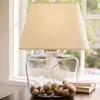 Lámparas de mesa plisly contemporáneos de vidrio creativo de vidrio moderno decoración de iluminación de escritorio para vestíbulo sala de cama viviente