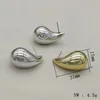 Ankomst 31x17mm 50st/Lot Akryl UV Drop-Shape Earring Studs för handgjorda örhängen DIY Partsjewelry Fyndkomponenter 240428