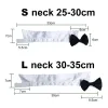 Häuser Bowtie für Katzenhundfliege Biegekragen Schwarz Rot verstellbarer Hunde Smoking Halsband Haustier Hochzeit formeller Smoking Anzug Outfits Geburtstag Kostüm