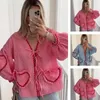 Blouses pour femmes Top de poupée avec un nœud à nœud papillon imprimé en V V lanterne à manches de lanterne avant en forme de street-street