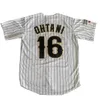 Męskie koszulki baseballowe Jersey Japan Hokkaido 16 Ohtani koszulki szycia haft haft haft quty