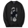 Heren Hoodies Sweatshirts Jujutsu Kaisen Sweatshirt Anime Gojo Satoru Anime Mens Graphic Hoodie getrokken 2024 NIEUWE FASE SUPER SUPERADERAS HOMBRE Q240506