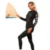 Pakken 3 mm Neopreen Wetsuit Women Terug Zipper Diving Suit voor snorkelende duik duiken zwemmen kajakken kitesurfen vol wetsuit