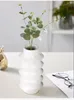 Vasi Natural Marble Black and White Straight Tube Straight Bamboo DECORAZIONE VASE CREATIVE CARATTURA ORNAMENTI DI FLOOGLIO