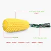 Dog Toys Chews Interactive Toy Elasticity Squeak Corn For Medium Large Dogs Tooth Cleaning Release Anxiety Training IQ Pet Supplies H240506